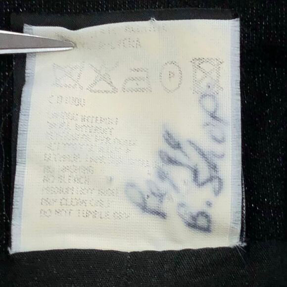 State Of Claude Montana Blazer Womens 12 Black Double Breasted Wool Blend Jacket - Picture 14 of 16